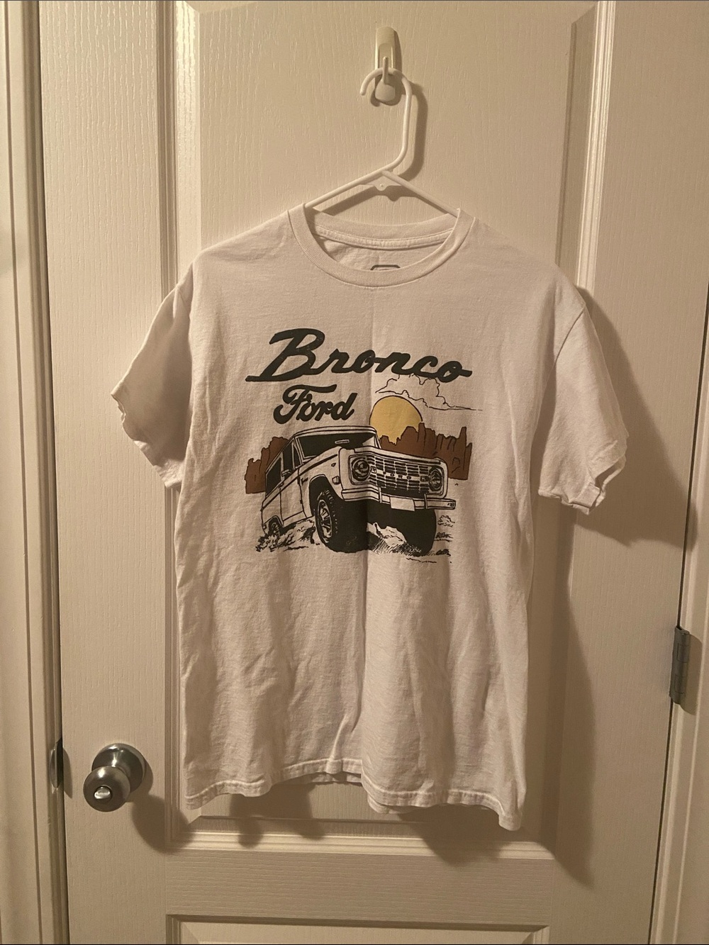 Ford Bronco White Graphic Tee